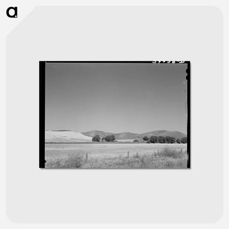 アートポストカード-Farmstead and Wheatland
 - ラッセル リー Postcard.