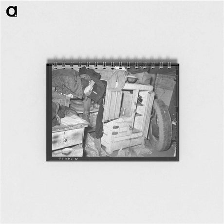 アートメモ帳-Migrant Tent Interior
 - ラッセル リー Memo.