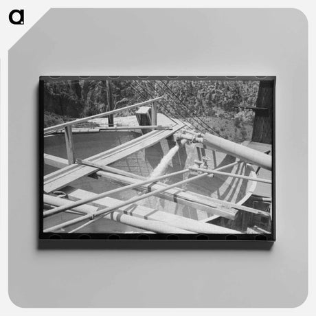アートパネル-Gold Mine Mill
 - ラッセル リー Canvas.