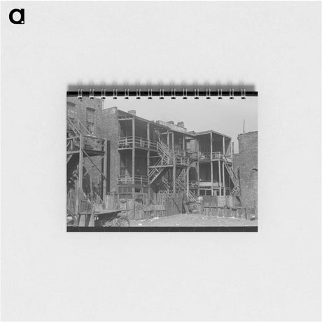 アートメモ帳-Chicago Backsteps
 - ラッセル リー Memo.
