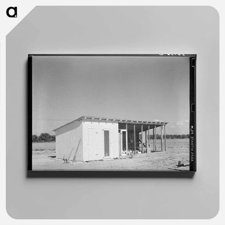 アートパネル-Chicken House, Hidalgo County
 - ラッセル リー Canvas.