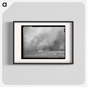 アートポスター-Wheat Stubble Burning
 - ラッセル リー Poster.