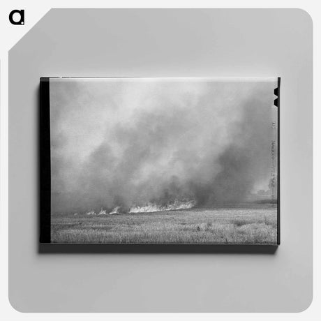 アートパネル-Wheat Stubble Burning
 - ラッセル リー Canvas.
