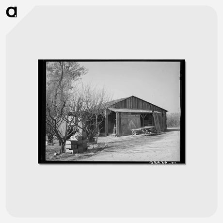 アートポストカード-Fruit Farmer's Barn
 - ラッセル リー Postcard.