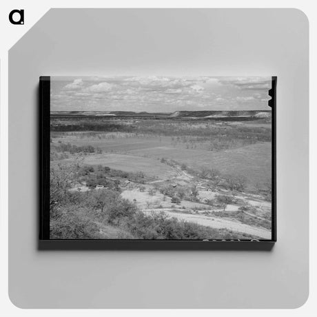 アートパネル-Kimble County Ranch
 - ラッセル リー Canvas.