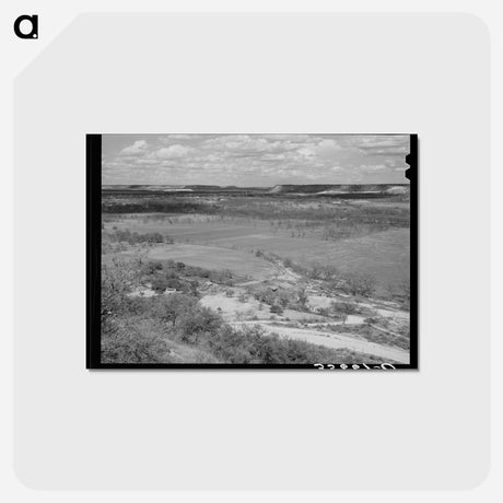 アートポストカード-Kimble County Ranch
 - ラッセル リー Postcard.