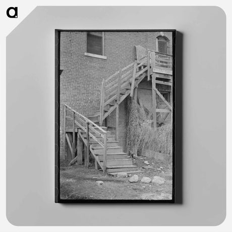 アートパネル-Stairway to Paradise Gardens
 - ラッセル リー Canvas.
