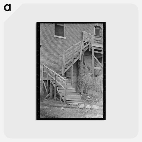 アートポストカード-Stairway to Paradise Gardens
 - ラッセル リー Postcard.