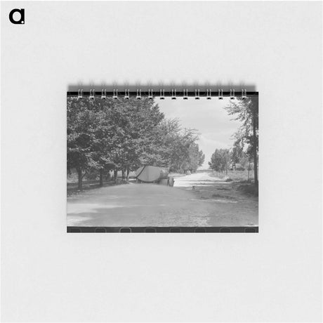 アートメモ帳-Sprinkling the Dusty Streets, Caldwell, Idaho
 - ラッセル リー Memo.