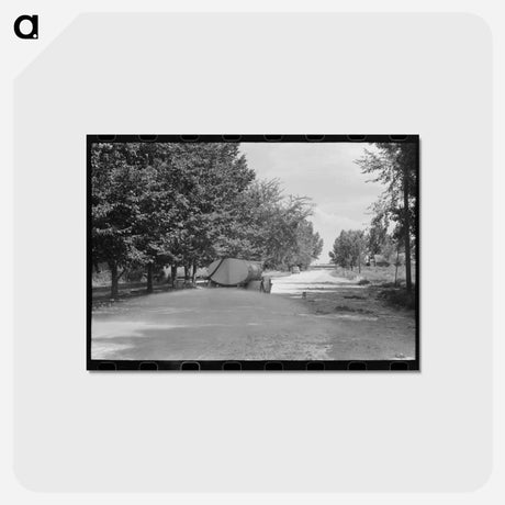 アートポストカード-Sprinkling the Dusty Streets, Caldwell, Idaho
 - ラッセル リー Postcard.