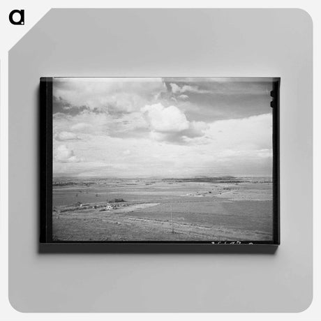 アートパネル-Owyhee River Valley Farmlands
 - ラッセル リー Canvas.