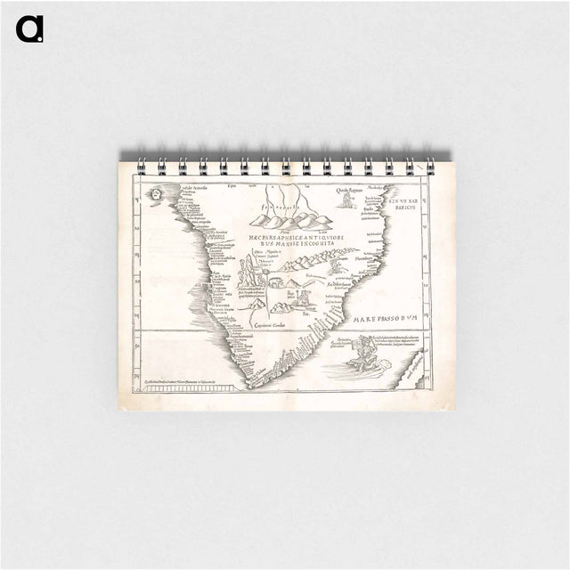 アートメモ帳-Tab. mo. secundae partis Aphricae
 - ボストン公共図書館 Memo.