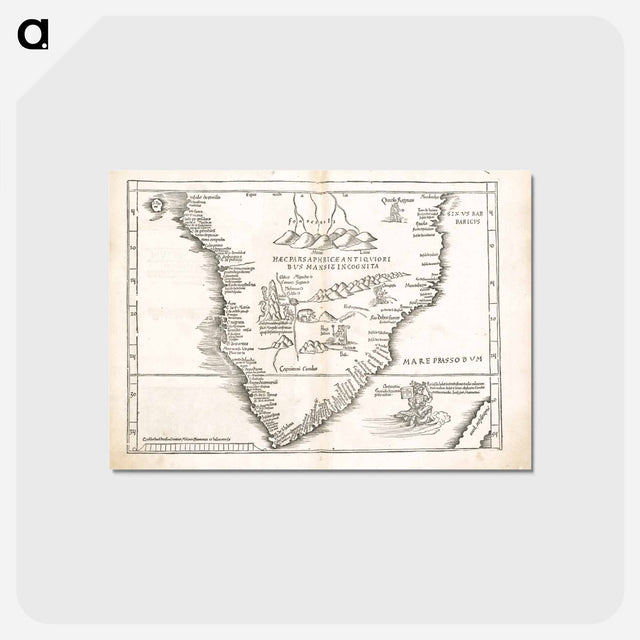 アートポストカード-Tab. mo. secundae partis Aphricae
 - ボストン公共図書館 Postcard.