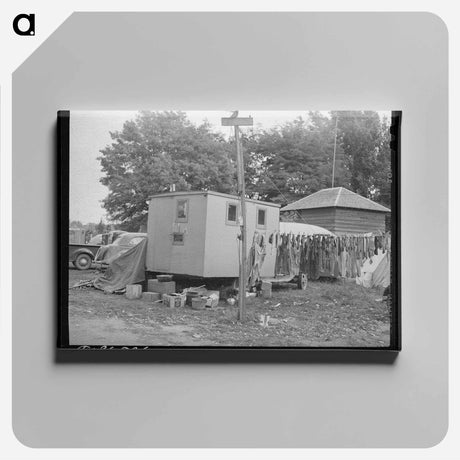 アートパネル-Trailer Camp, Hermiston
 - ラッセル リー Canvas.