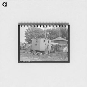 アートメモ帳-Trailer Camp, Hermiston
 - ラッセル リー Memo.