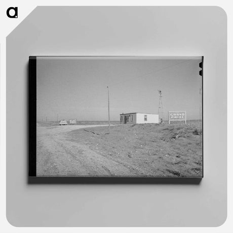 アートパネル-Texas High Plains Beer Joint
 - ラッセル リー Canvas.