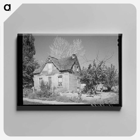 アートパネル-Old Mormon House at Tropic
 - ラッセル リー Canvas.