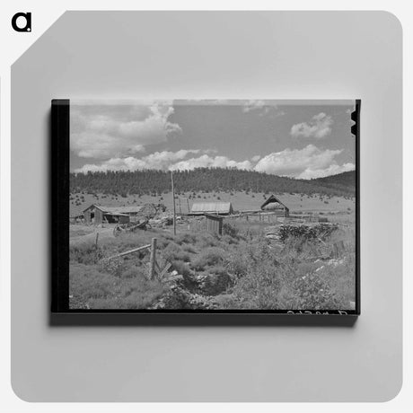 アートパネル-Spanish-American Farm at Holman
 - ラッセル リー Canvas.