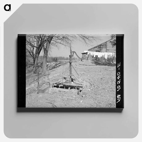アートパネル-Broken Pump, Battle Ground
 - ラッセル リー Canvas.