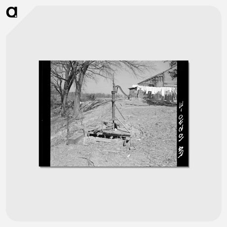 アートポストカード-Broken Pump, Battle Ground
 - ラッセル リー Postcard.