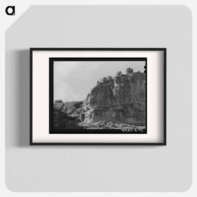 アートポスター-Rock Cliffs at Beckers Butte
 - ラッセル リー Poster.