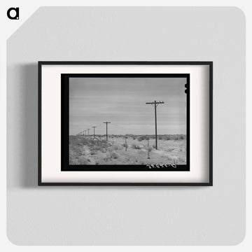 Telephone Poles, Gaines County
 - ラッセル リー Poster.