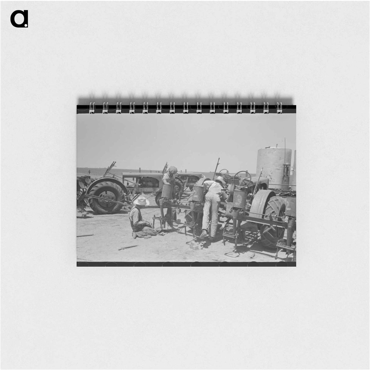 アートメモ帳-Texas Farmhand
 - ラッセル リー Memo.