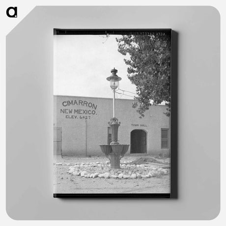 アートパネル-Town Hall, Cimarron
 - ラッセル リー Canvas.