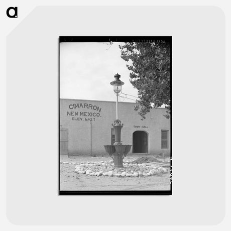 アートポストカード-Town Hall, Cimarron
 - ラッセル リー Postcard.