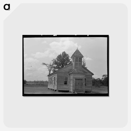 アートポストカード-Church near Cruger
 - ラッセル リー Postcard.