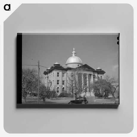 アートパネル-Courthouse at San Marcos
 - ラッセル リー Canvas.