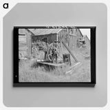 アートパネル-Old Log Hoist
 - ラッセル リー Canvas.