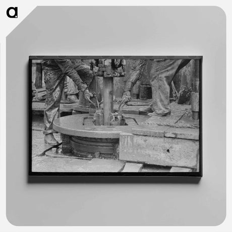 アートパネル-Rotary Tackle
 - ラッセル リー Canvas.