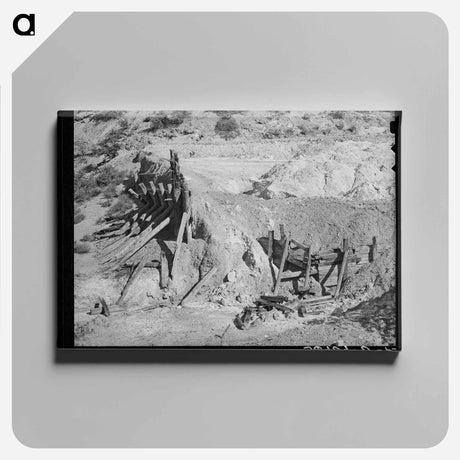 アートパネル-Leopold Copper Mine Remains
 - ラッセル リー Canvas.