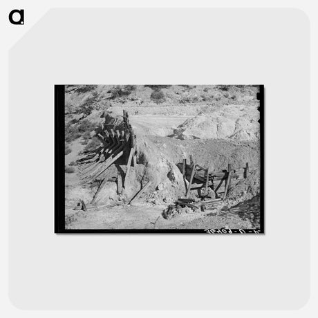 アートポストカード-Leopold Copper Mine Remains
 - ラッセル リー Postcard.