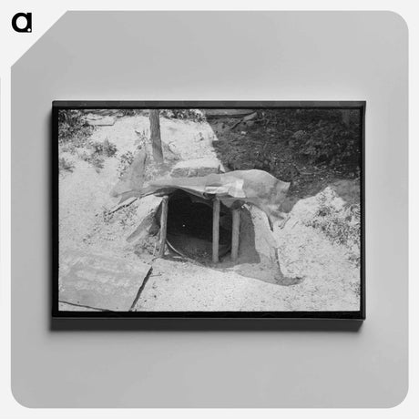 アートパネル-Chicken Coop, Muskogee County
 - ラッセル リー Canvas.