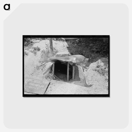 アートポストカード-Chicken Coop, Muskogee County
 - ラッセル リー Postcard.