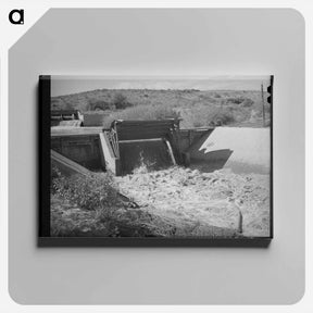 アートパネル-Irrigation Canal, Bernalillo
 - ラッセル リー Canvas.