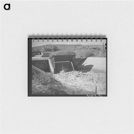 アートメモ帳-Irrigation Canal, Bernalillo
 - ラッセル リー Memo.