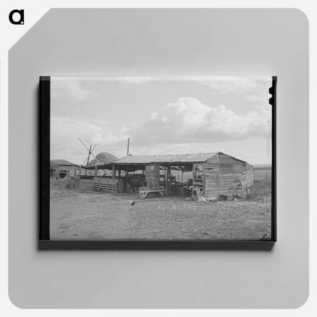 アートパネル-Yakima County Barn
 - ラッセル リー Canvas.