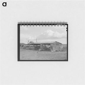 アートメモ帳-Yakima County Barn
 - ラッセル リー Memo.