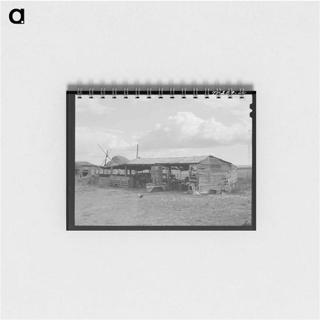 アートメモ帳-Yakima County Barn
 - ラッセル リー Memo.