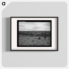 アートポスター-The rangeland. Concho, Arizona
 - ラッセル リー Poster.