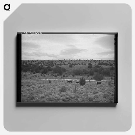 アートパネル-The rangeland. Concho, Arizona
 - ラッセル リー Canvas.
