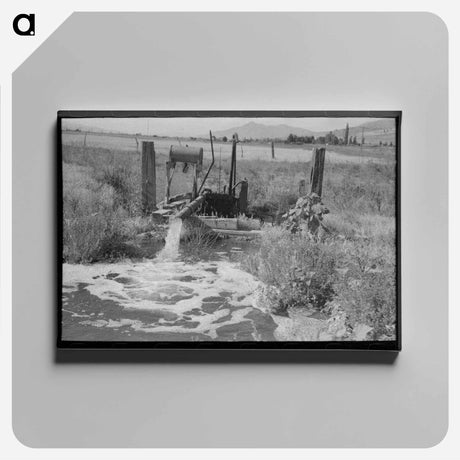 アートパネル-Water Recycling in Box Elder County
 - ラッセル リー Canvas.