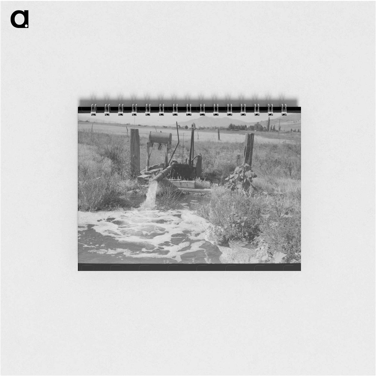 アートメモ帳-Water Recycling in Box Elder County
 - ラッセル リー Memo.