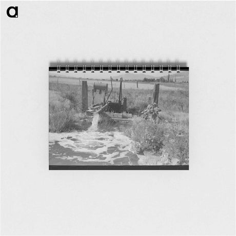 アートメモ帳-Water Recycling in Box Elder County
 - ラッセル リー Memo.