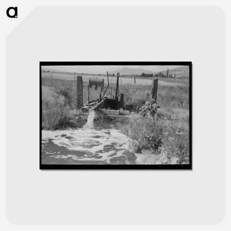 アートポストカード-Water Recycling in Box Elder County
 - ラッセル リー Postcard.