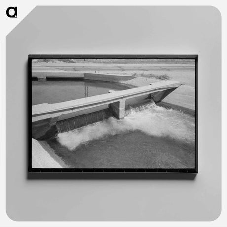 アートパネル-Maricopa Irrigation Ditch
 - ラッセル リー Canvas.