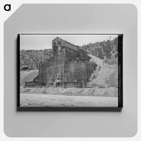 アートパネル-Abandoned Gold Mill
 - ラッセル リー Canvas.